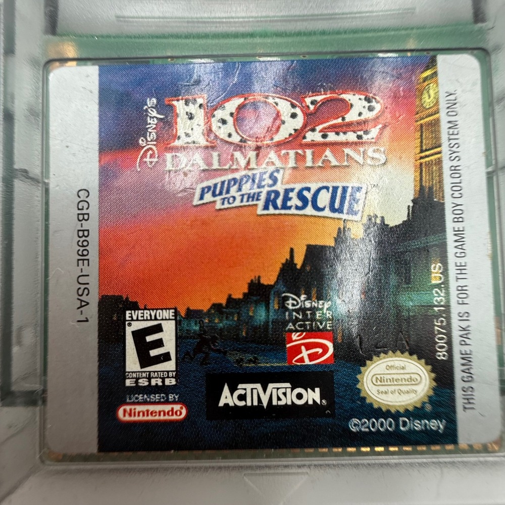 Disney 102 Dalmatians Puppies to the Rescue Nintendo Game Boy Color GBC CGB-B99E